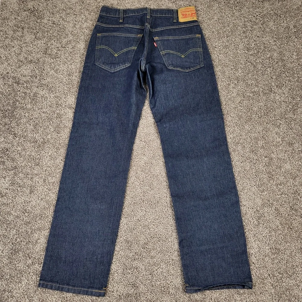 Levi's Men's Western Fit Straight Leg Strong Denim Jeans Dark Wash W30 L32